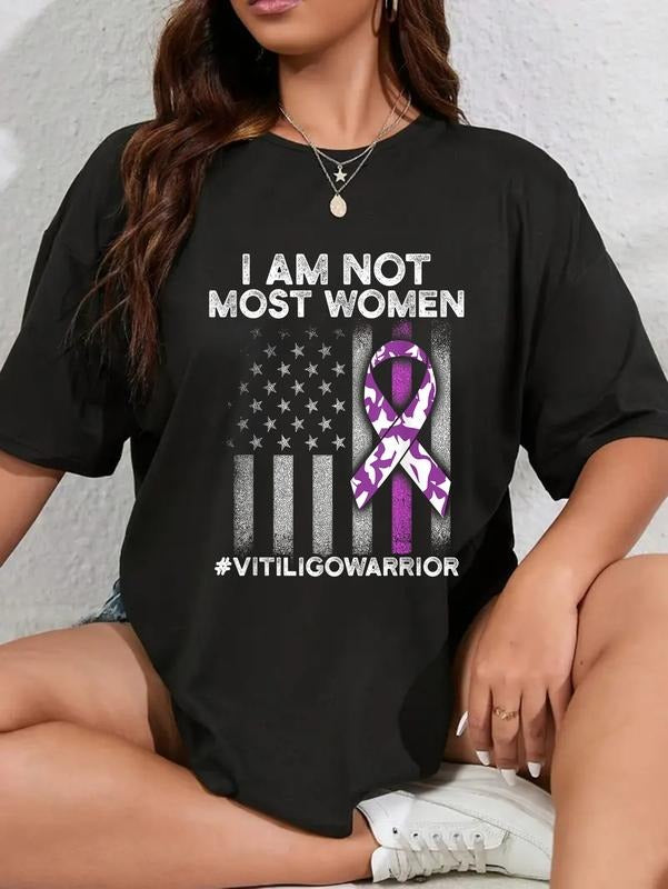cotton Vitiligo Awareness Most Women Vitiligo Awareness T-Shirt casual Fashion graphic tees women Hoodie, Sweatshirt