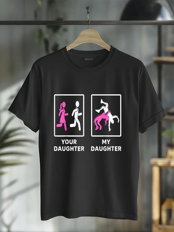 cotton Wrestling Mama My Daughter Your Daughter Wrestling Mom T-Shirt casual Fashion graphic tees for women Hoodie,...