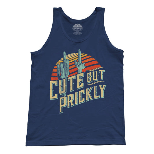 Unisex Cute But Prickly Tank Top - Cactus Shirt