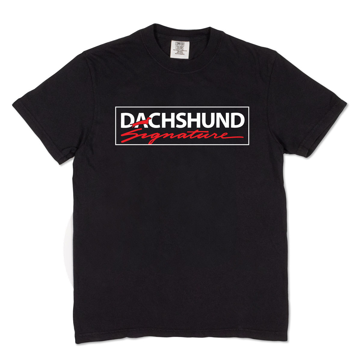 dachshund signature unisex tee