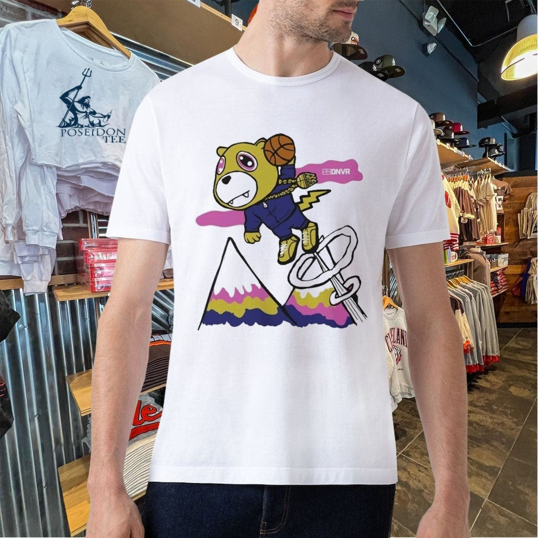 Denver Nuggets Dnvr Flying Mascot T-shirt