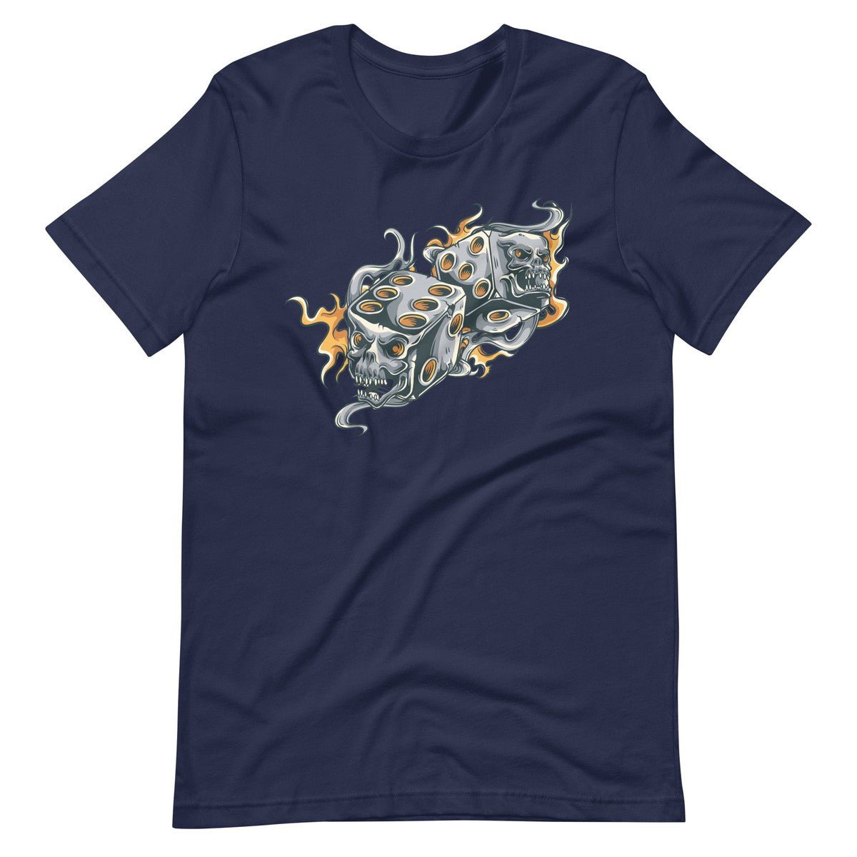 Dice Skull Unisex T-shirt