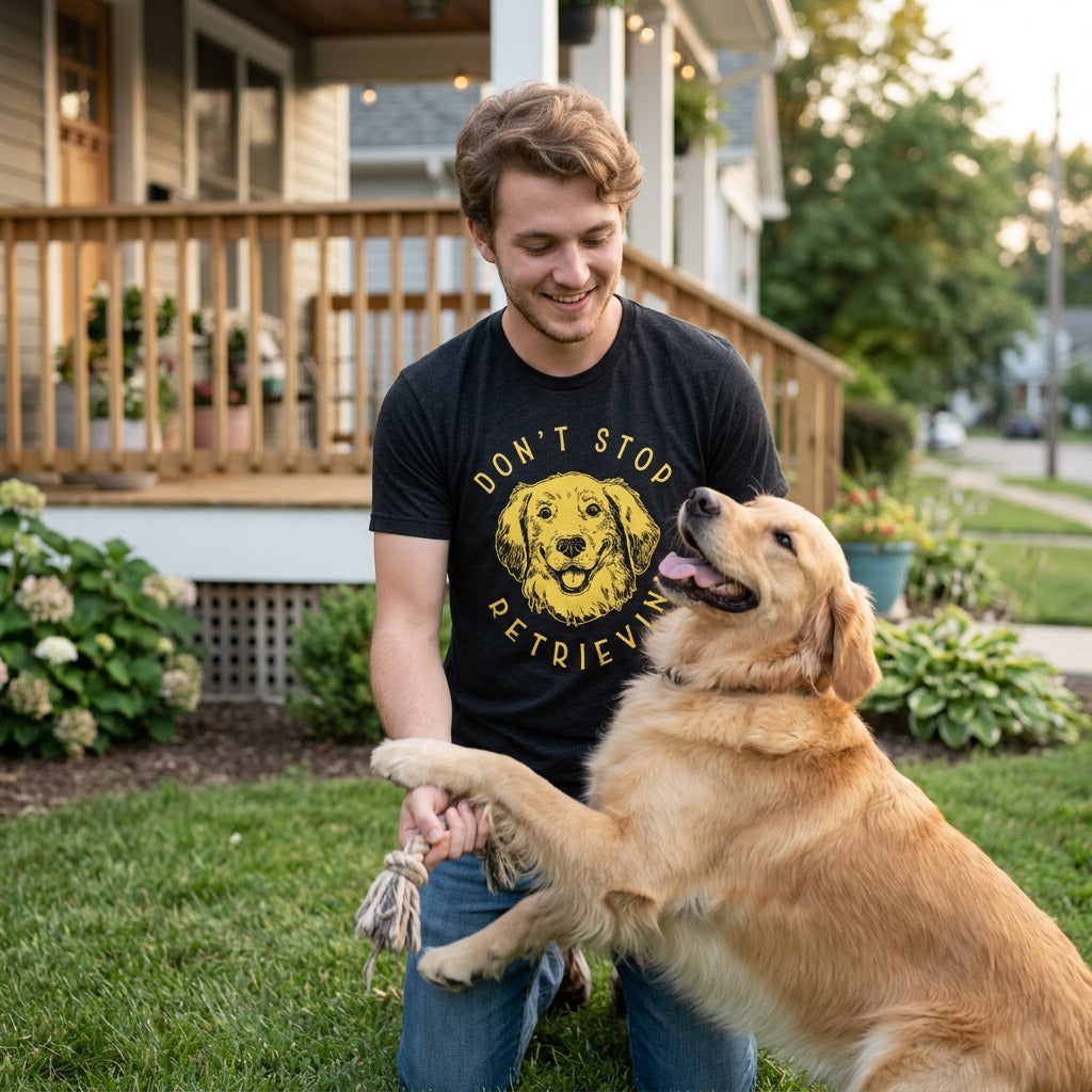 Don't Stop Retrievin' Men's T Shirt