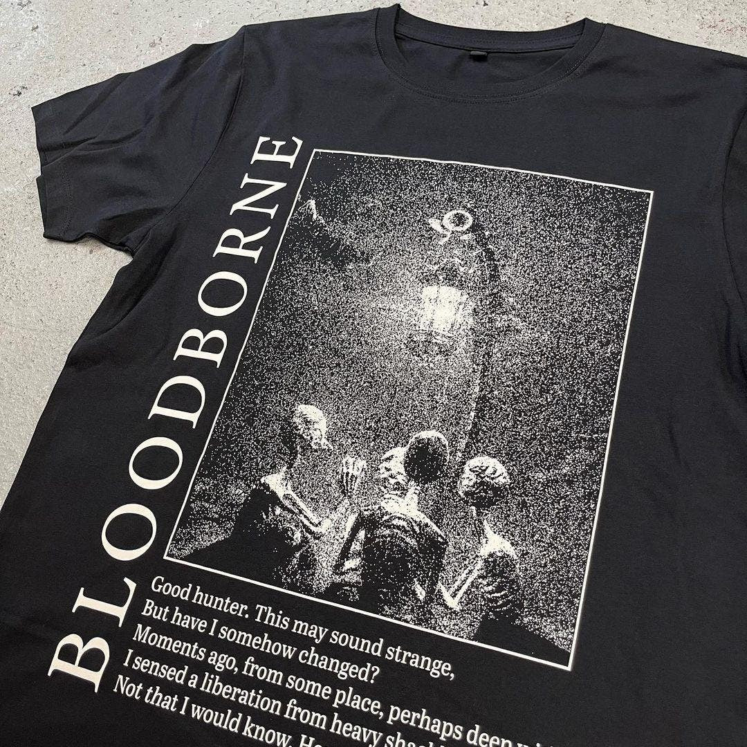 Bloodborne Hunter Lamp Messengers Unisex T-shirt, Sweatshirt, Hoodie (2)