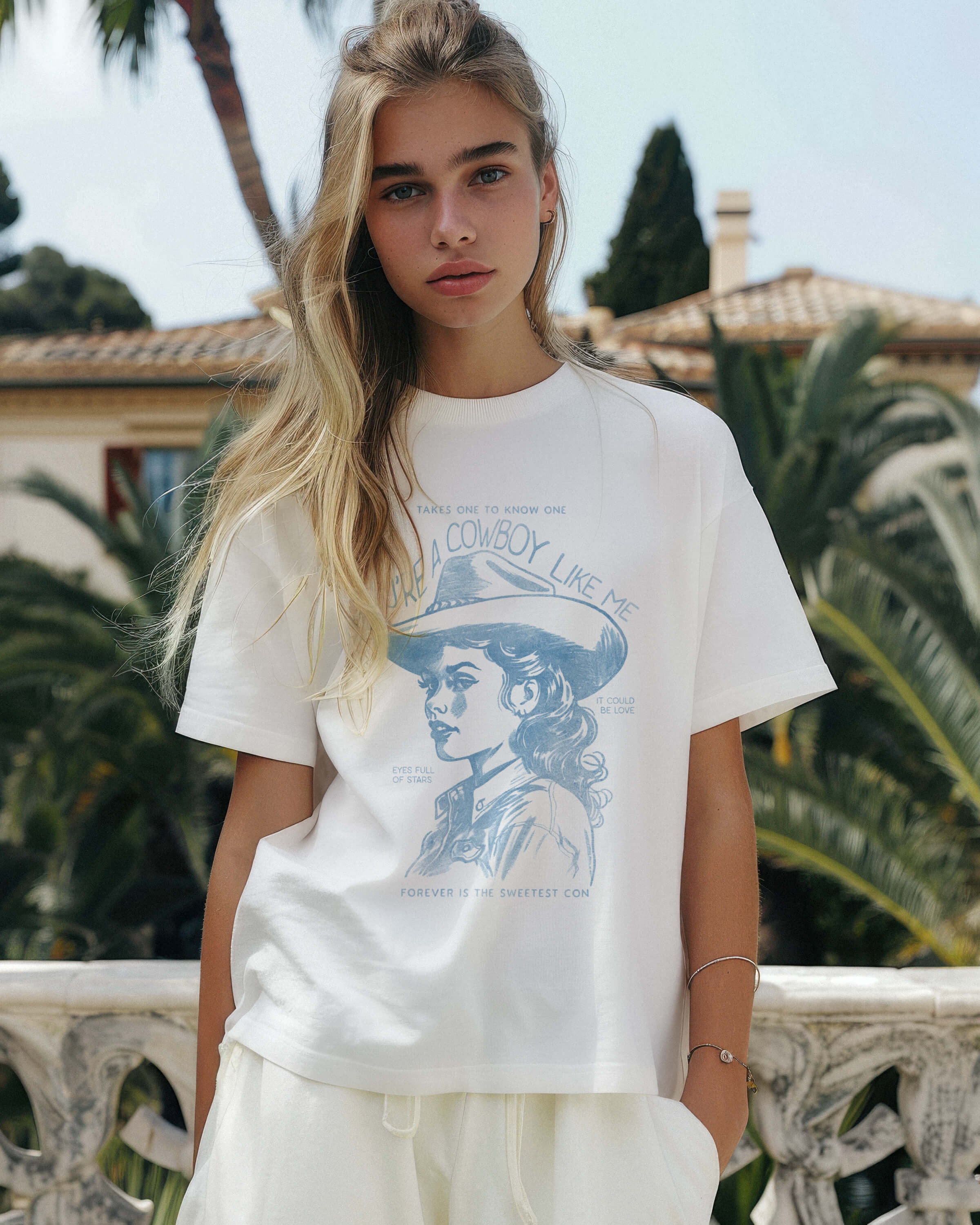 Cowboy Like Retro Western Cowgirl Unisex T-shirt, Sweatshirt, Hoodie (2)