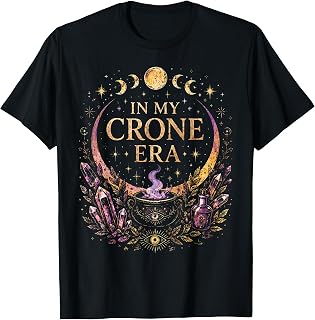 Crone Era Witchy Gothic Botanical Unisex T-shirt, Sweatshirt, Hoodie (1)