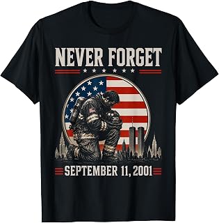 Never Forget September 11 2001 Usa Flag Memorial Day Unisex T-shirt, Sweatshirt, Hoodie (1)
