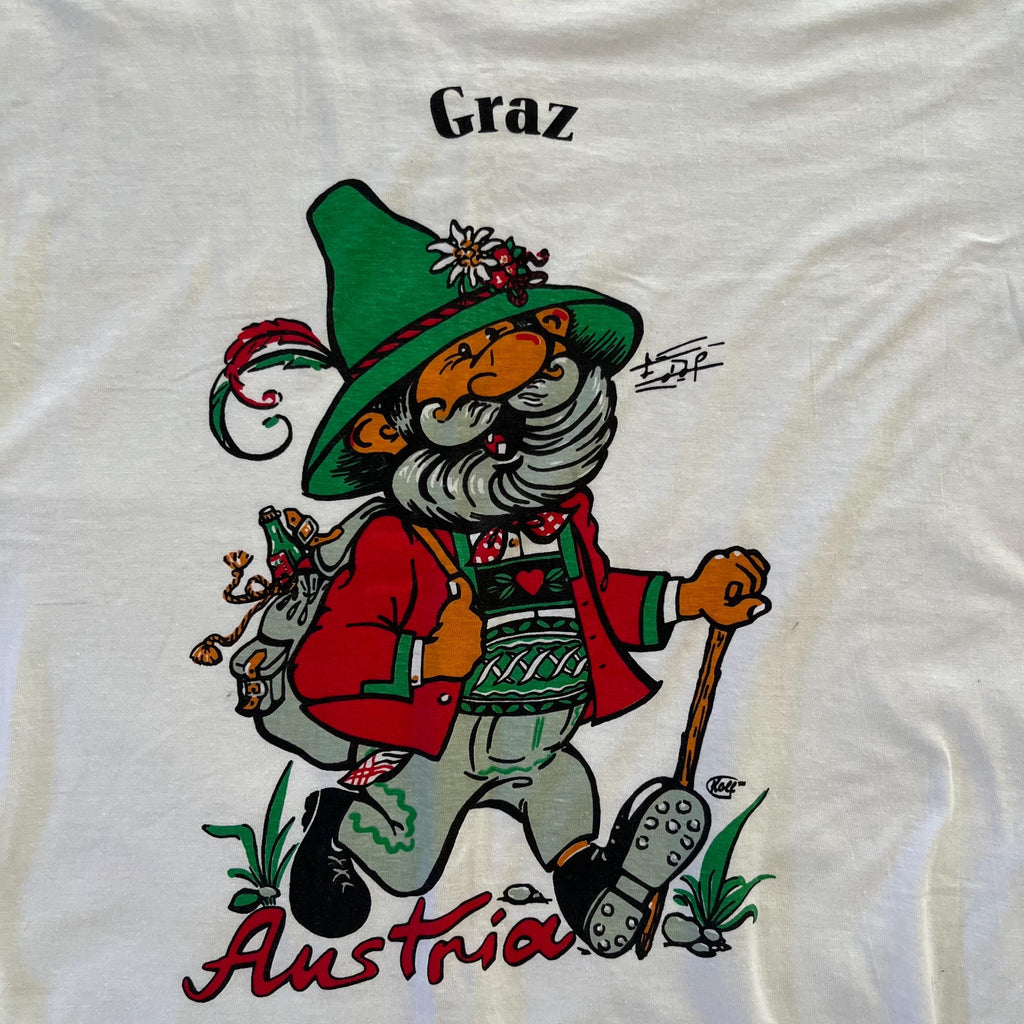 Vintage 1990 Graz Austria Small Cartoon Souvenir Travel Retro Austria Streetwear Promotional Holiday (3)