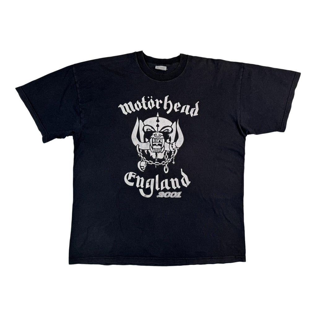 Vintage 2001 Mot Rhead Authentic Distressed Y2k Heavy Metal Band Tour Faded Black Tee Xl (1)