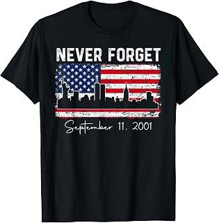 25th Anniversary September 11 2001 Memorial Day Usa Flag (1)