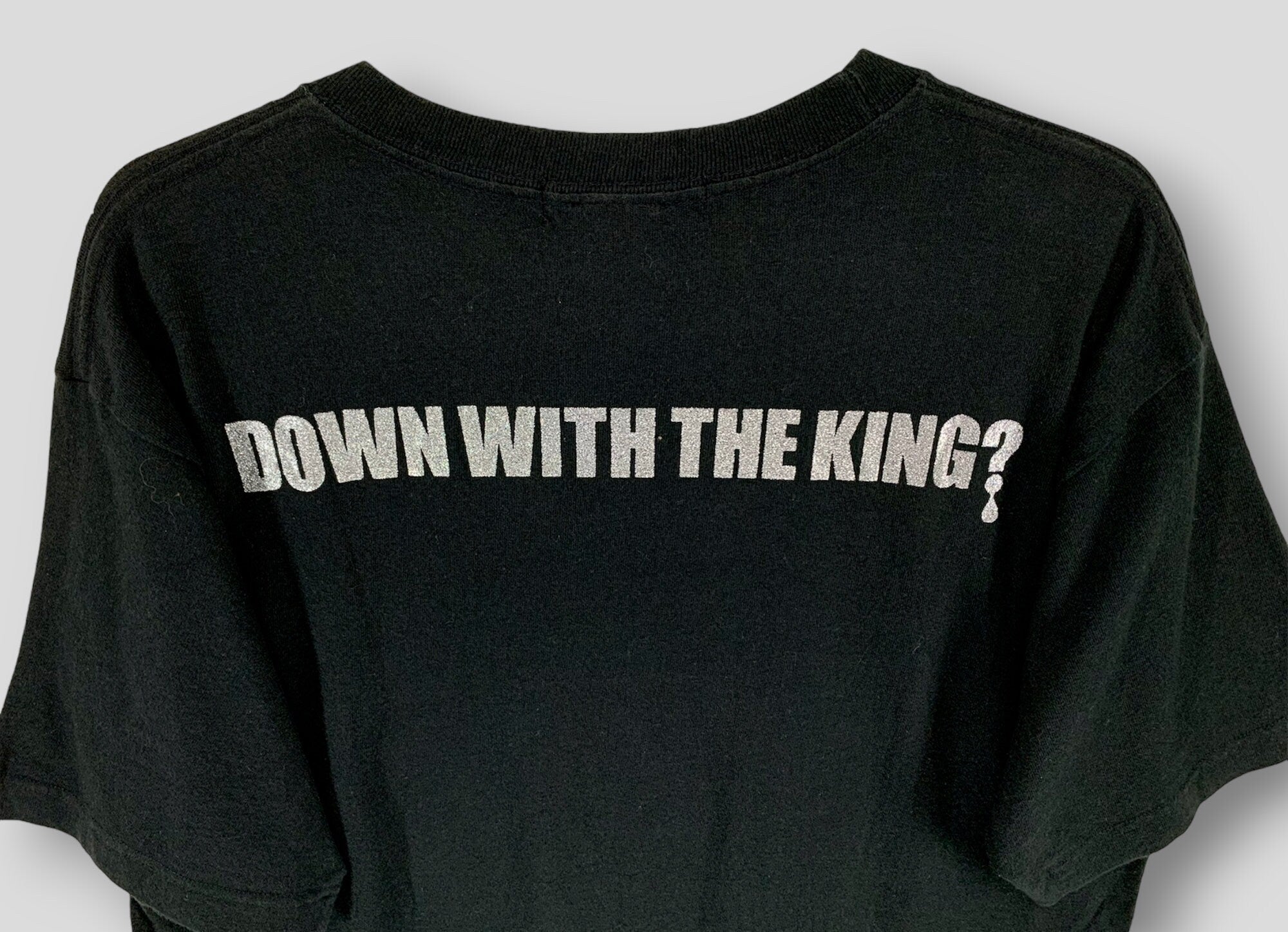 Vintage Y2k Run Dmc Beams Japanese Brand Streetcar Casual Hip Hop Rap Tees Black Large (4)