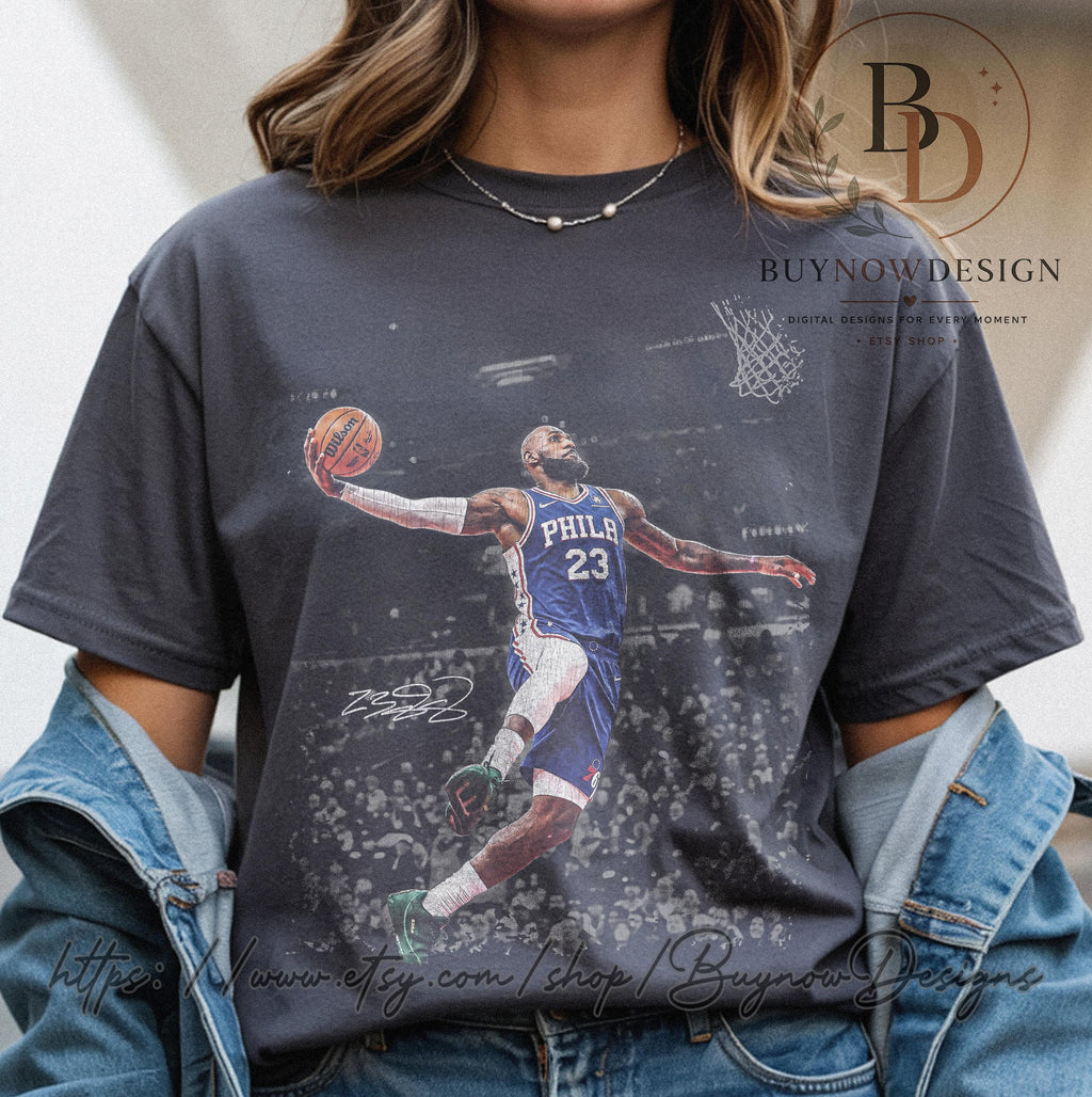 Comfort Colors Lebron James Sixers Unisex T-shirt, Sweatshirt, Hoodie (3)