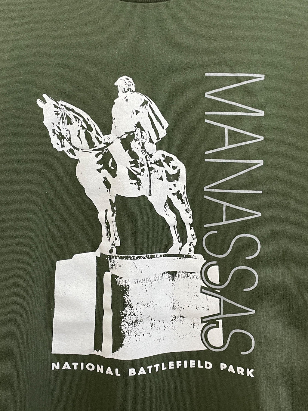 Vintage 1990s Manassas National Battlefield Park Virginia Green Size Small (2)