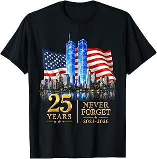 25th Never Forget September 11 2001 Memorial Day Usa Flag (1)