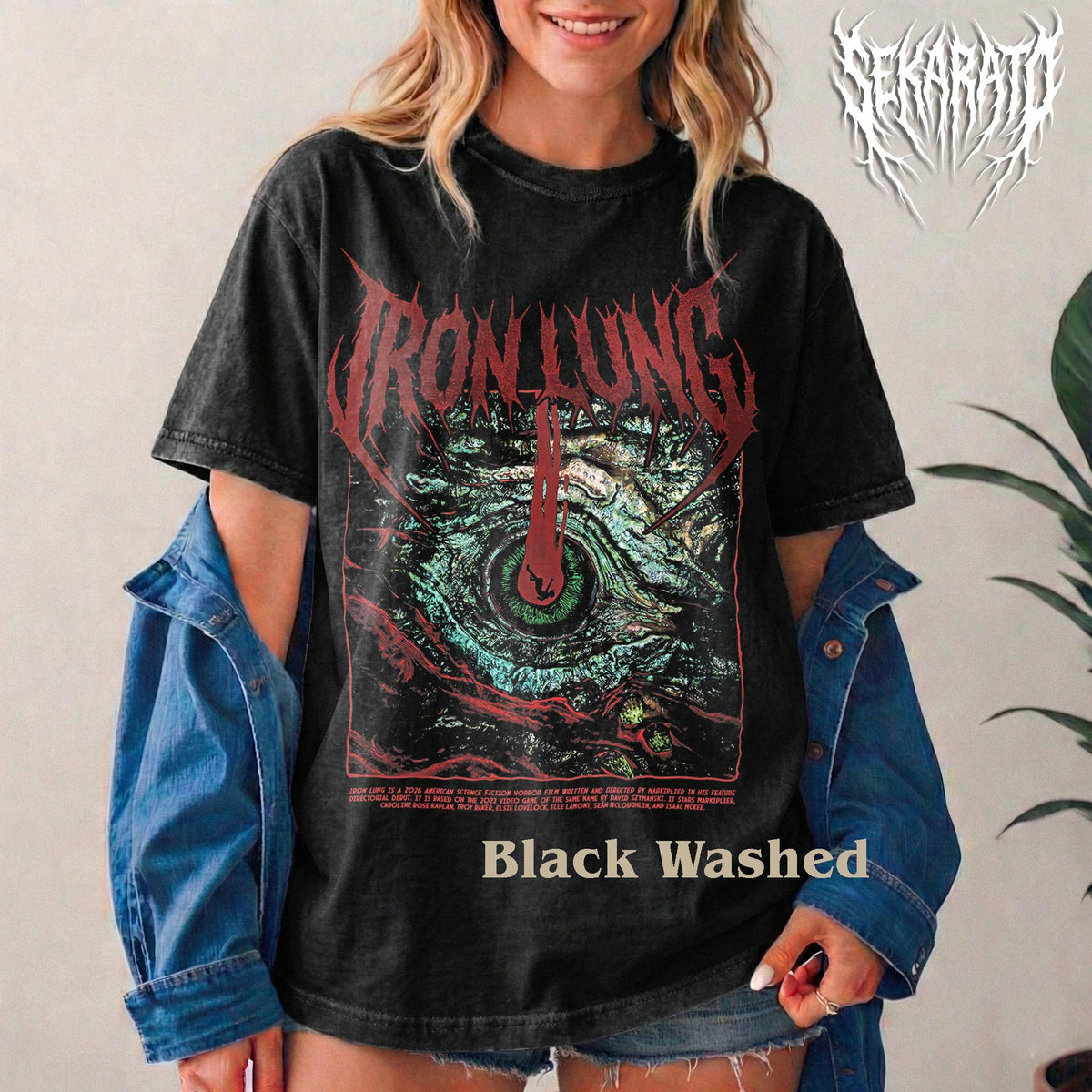 Vintage Iron Lung Markiplier Horror Film Merch Death Metal Deep Sea Submarine Horror Game Vt41 (4)