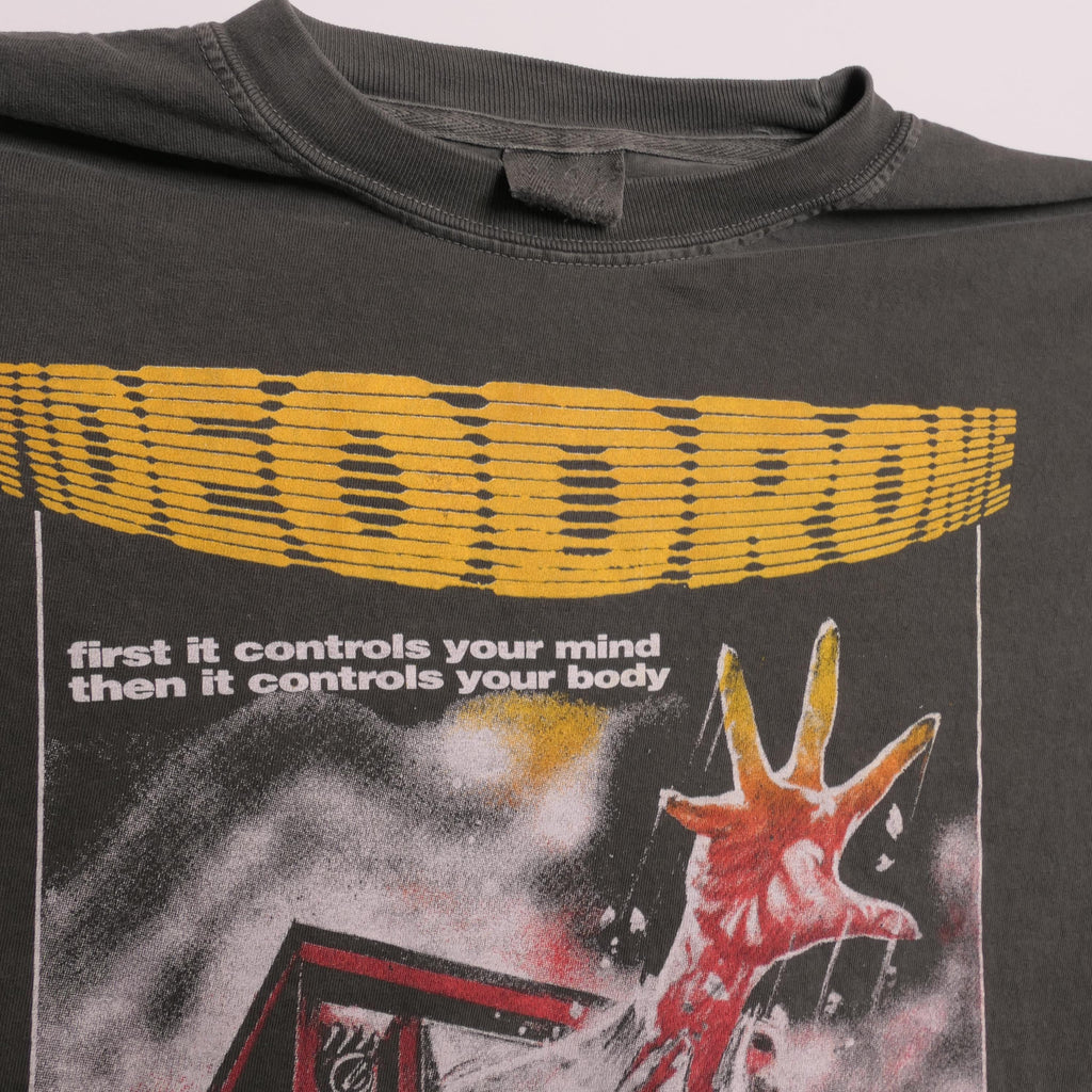 Videodrome David Cronenberg Tee 1980'S Psychological Drama Film Body Trauma Horror Scary Film Cult Criterion Faded Xl (4)