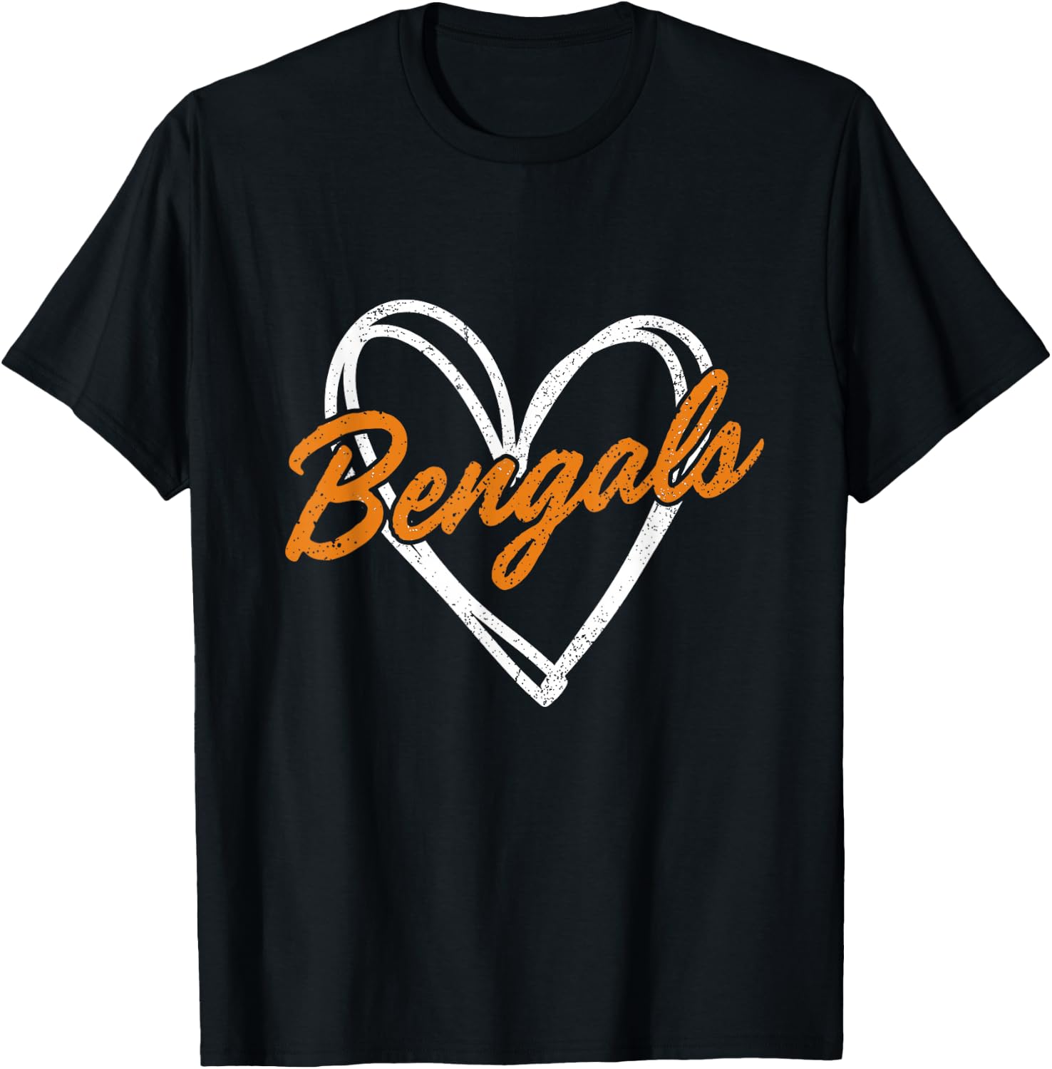 Bengals Heart Vintage Unisex T-shirt, Sweatshirt, Hoodie (1)