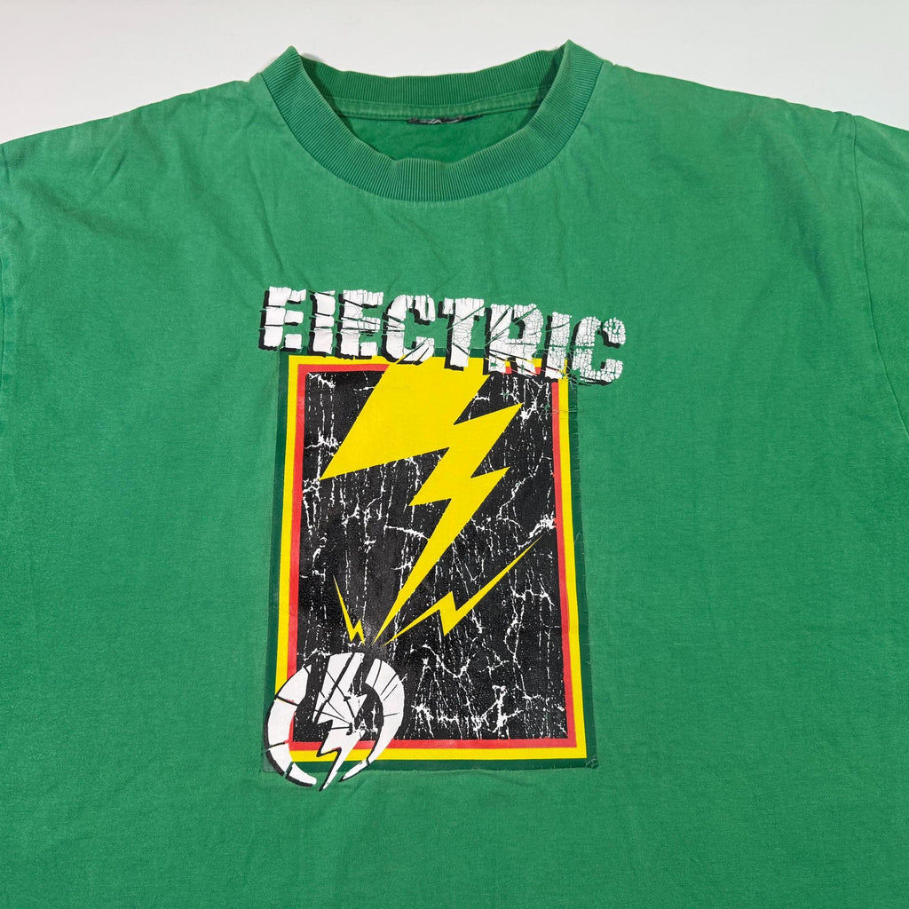 Vintage Electric Y2k Retro Eyewear Extreme Surf Skateboarding Green Tee (2)
