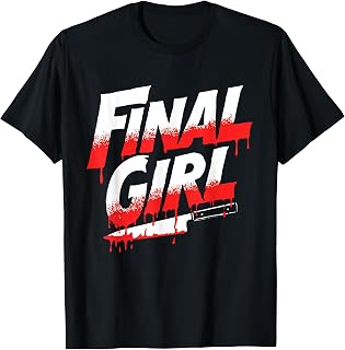 Final Girl Bloody Slasher Horror Halloween Unisex T-shirt, Sweatshirt, Hoodie (1)