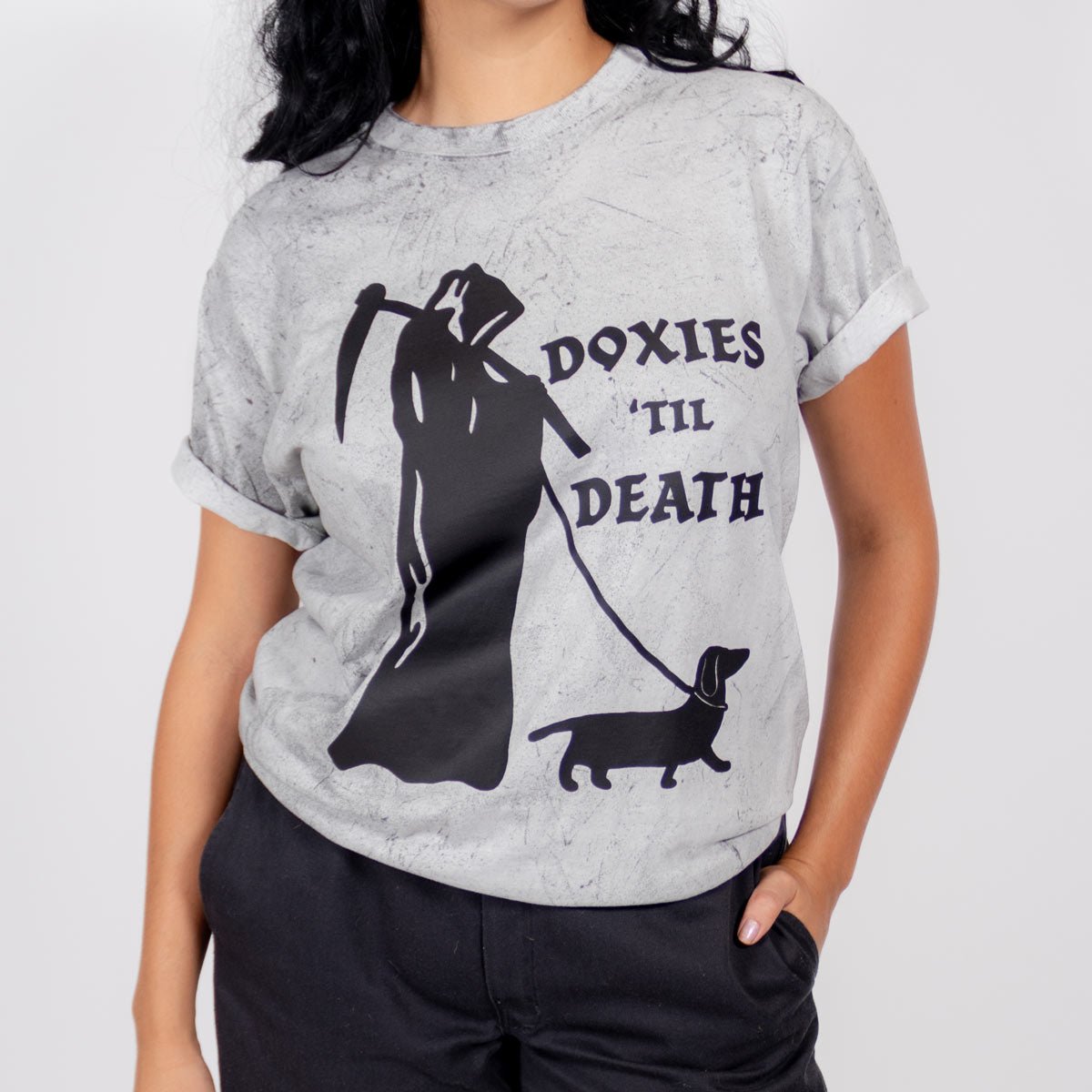 doxies 'til death unisex tee | tie-dye