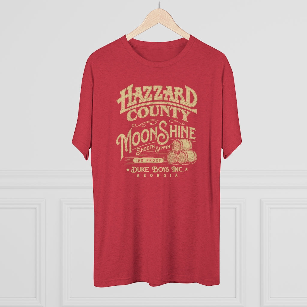 Hazzard County Moonshine Men's/Unisex Tri-Blend Ultra Soft Tee