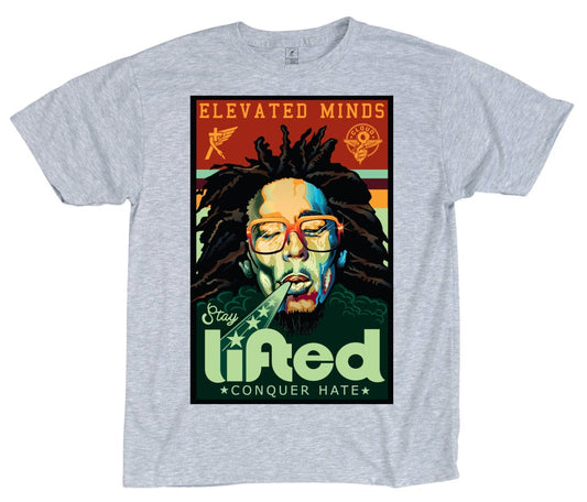 "Elevated Minds" Steel Grey Uni-Sex Tee