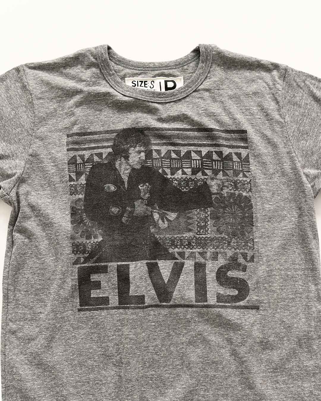 Elvis Stance Photo Grey Triblend Tee