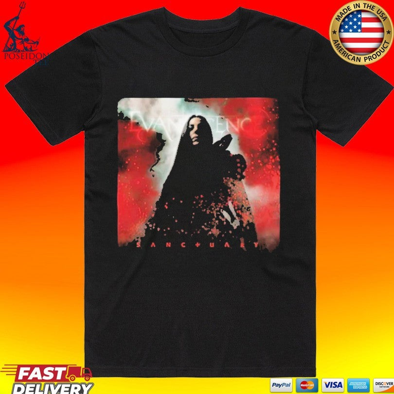 Evanescence Sanctuary Album Cover T-shirt