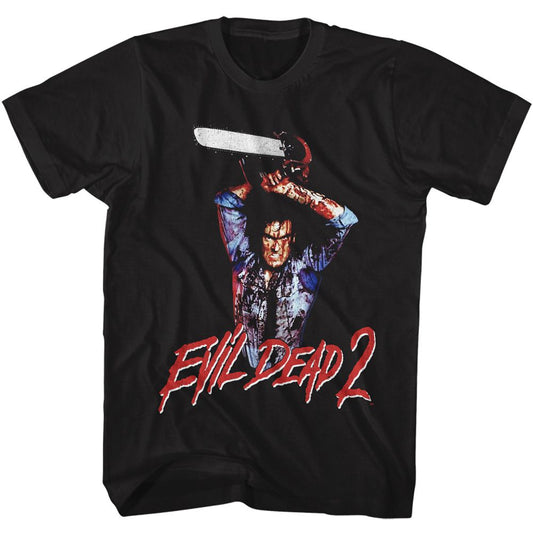 Evil Dead - Raised Chainsaw Boyfriend Tee