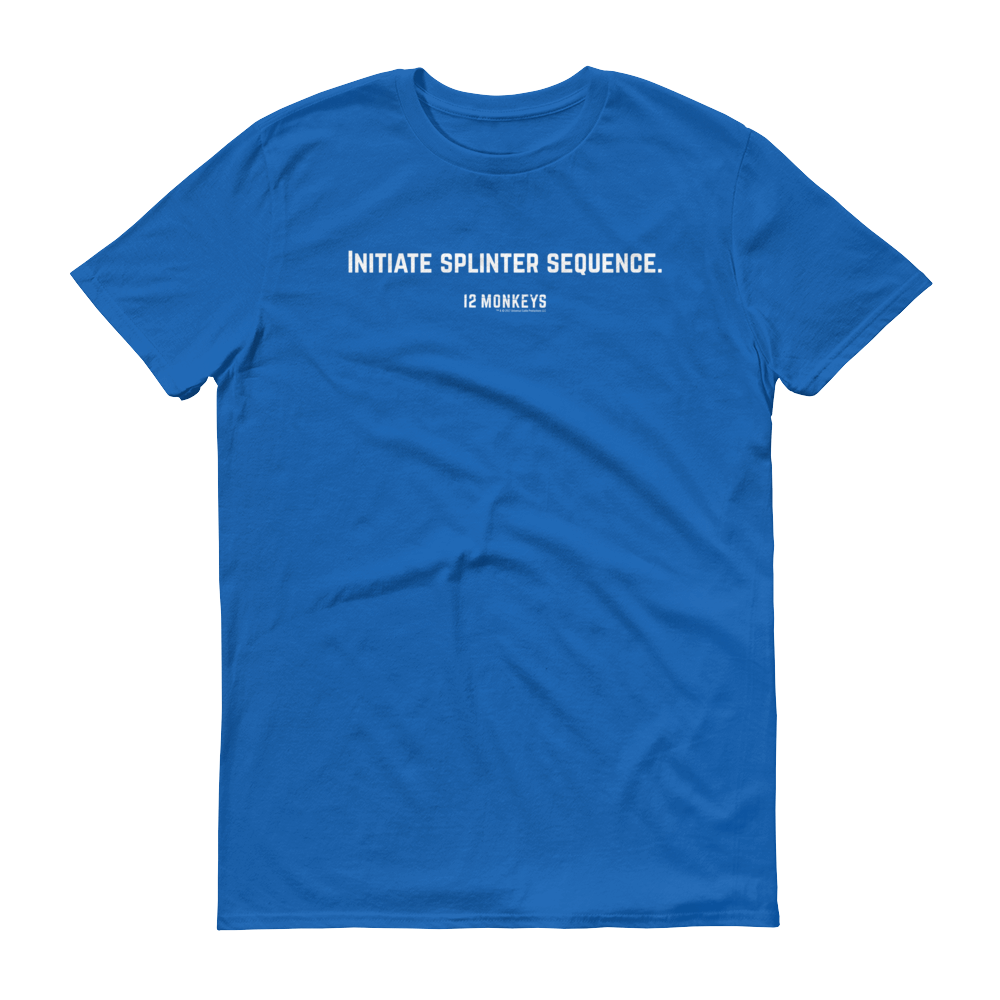 12 Monkeys Initiate Splinter Sequence Adult Short Sleeve T-Shirt