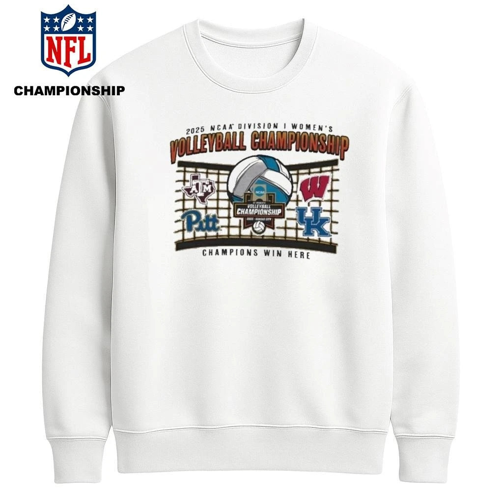 Final Four 2025 NCAA Division I Women’s Volleyball Championship Champions Win Here Shirt
