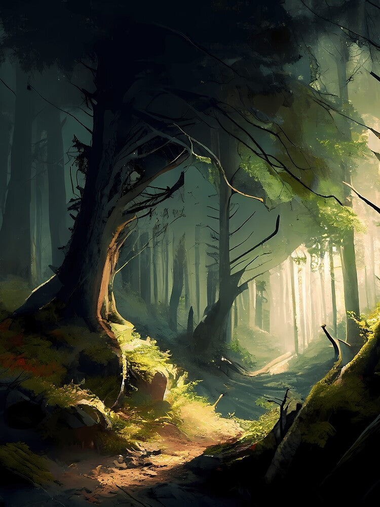 The Sunlit Forest by CosmicScare10