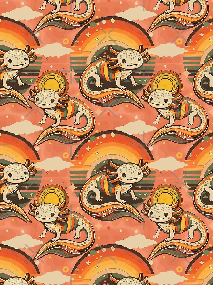 Rainbowlotl Peach by Veata