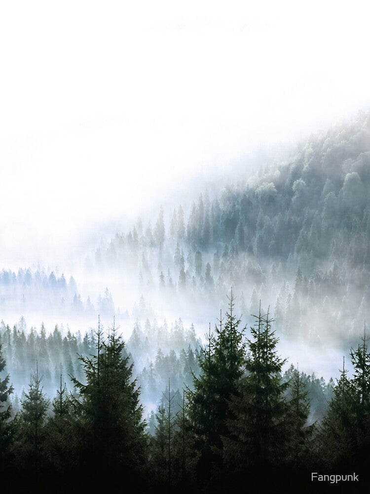Minimalistic Forest Photograph Print by Fangpunk