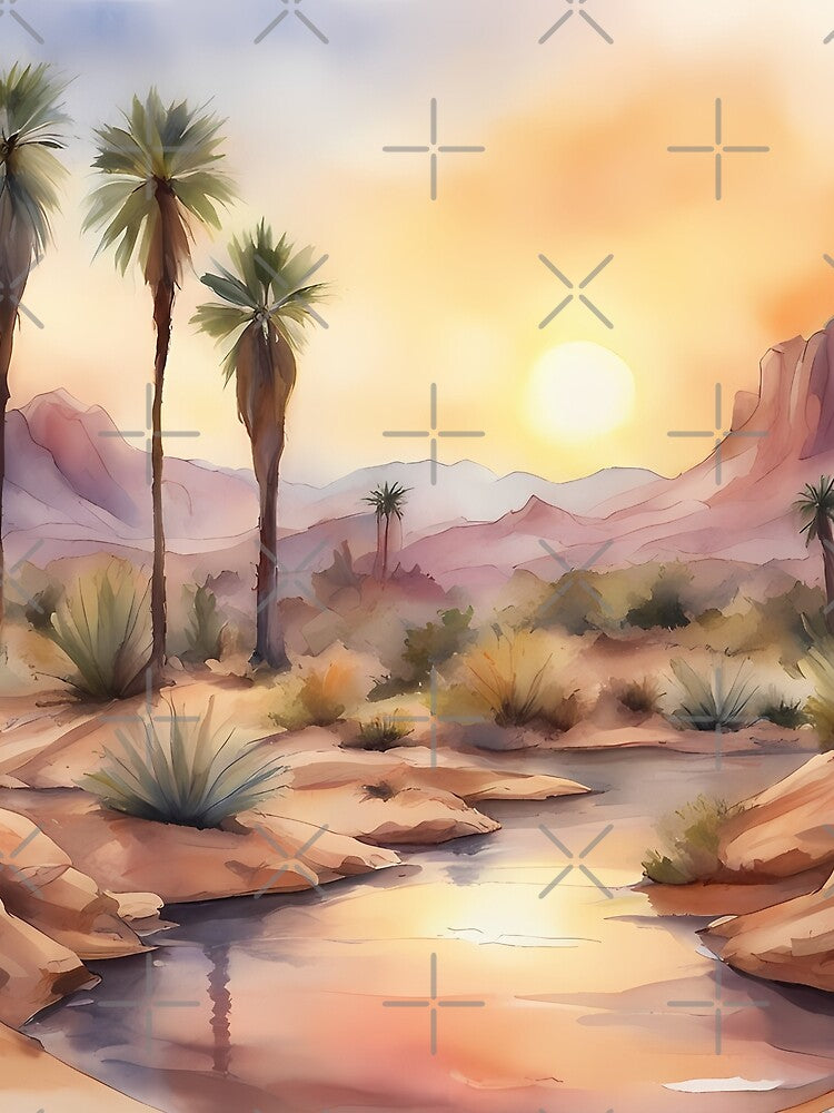 Desert Landscape Painting by CalmnessbyChoice