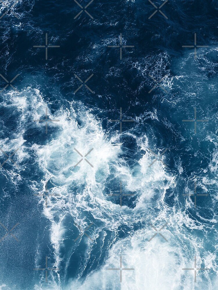 Blue Ocean Waves by Legendary  Status