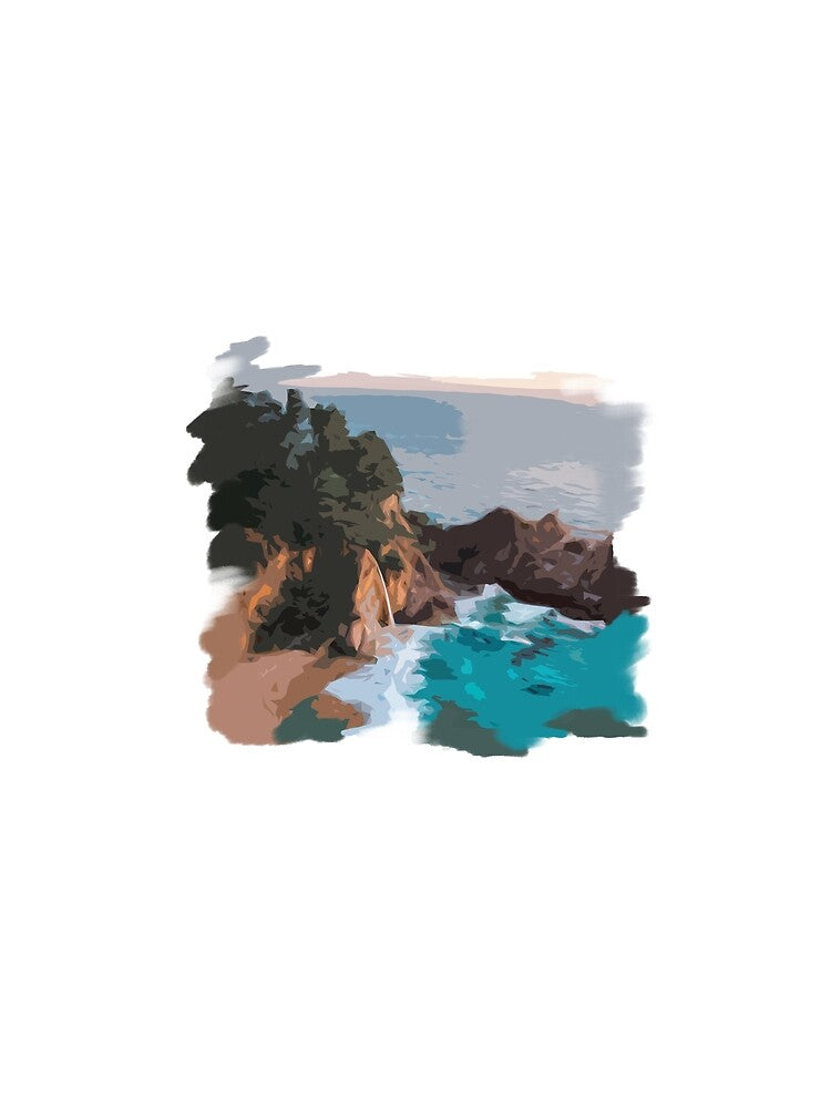 Sea/Ocean Coast View Sketch by AlexEex