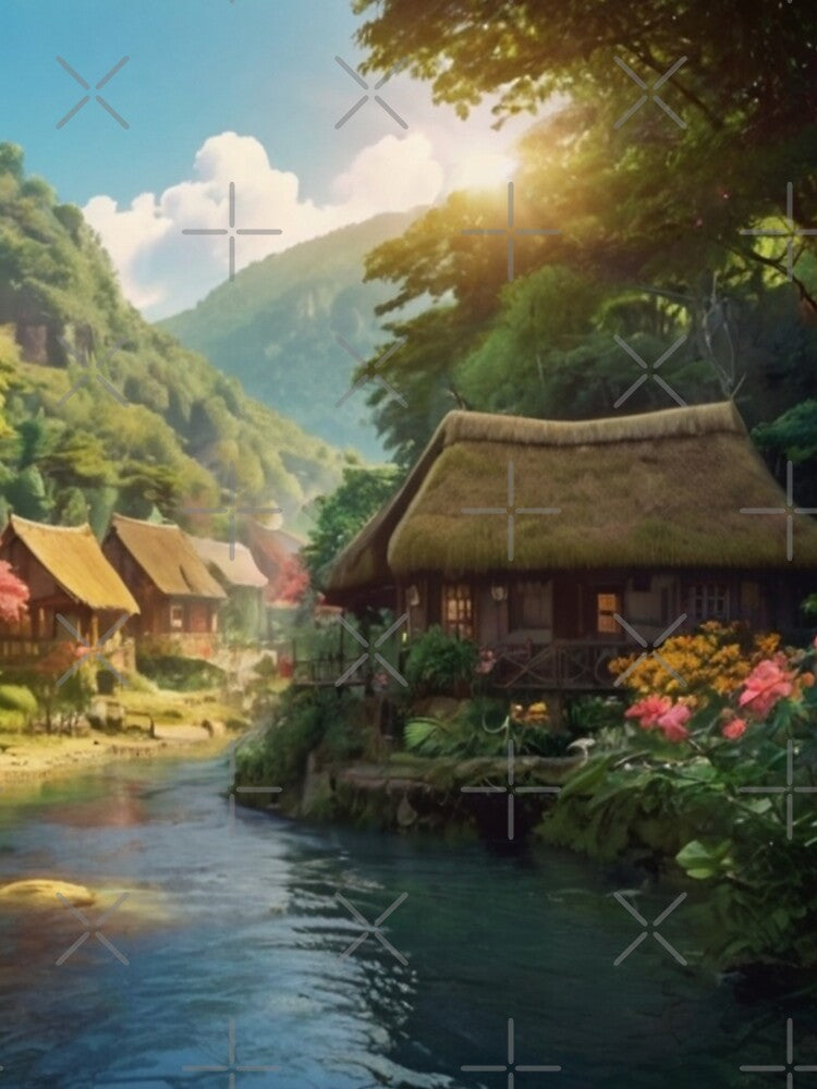 Forest Serenity in the Magical Village by BlareBlare