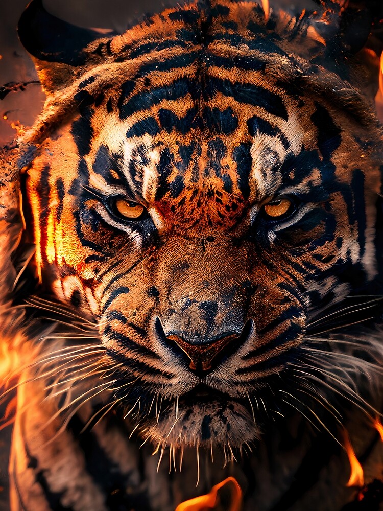 Fire Tiger by EzraRogers