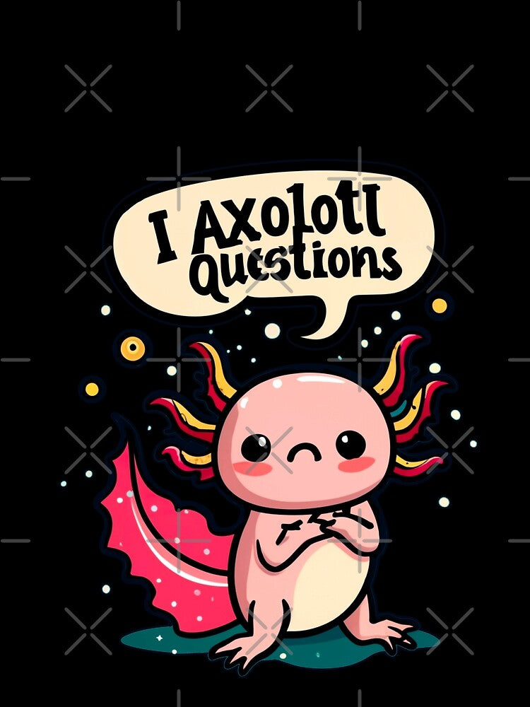 I Axolotl questions, kawaii Axolotl, cute Axolotl baby by mwebba2005