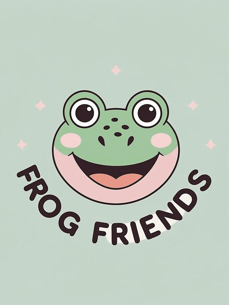 Frog Friends - Cute Aesthetic Frog by Froggy Feelings