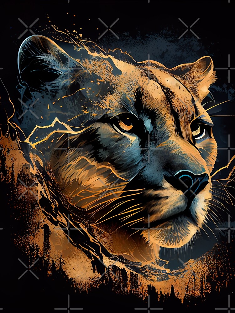 Alpine King Mountain Lion by mcmtdesigns