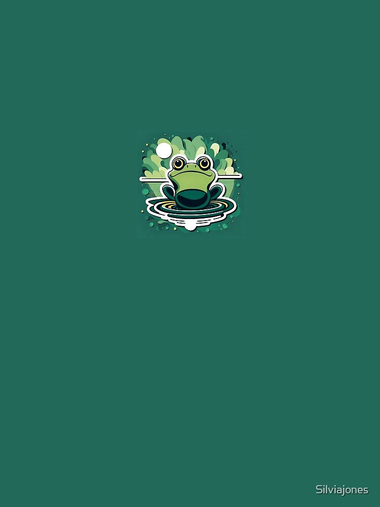 Green Frog Character by Silviajones