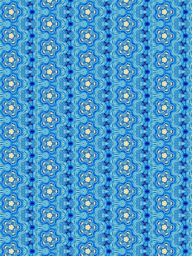 Ocean Blue Kaleidoscope by yukichi42