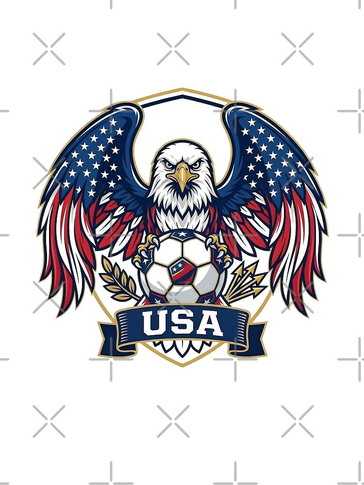 USA Eagle Soccer Emblem by Art Intelligence