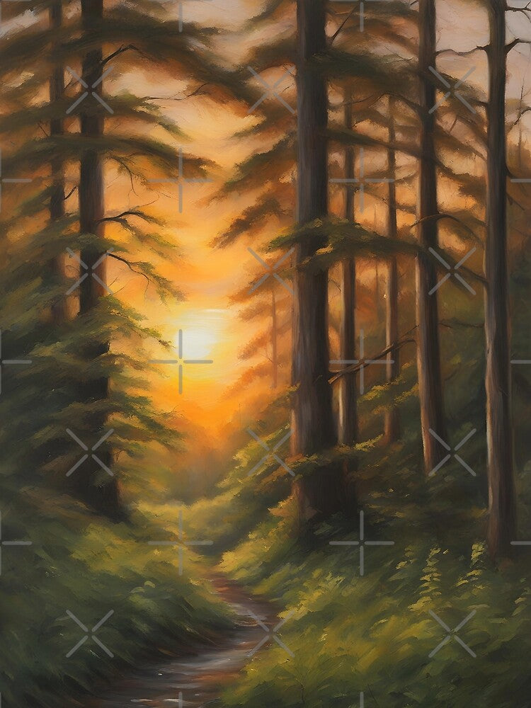 Sunrise in Spring Forest by CalmnessbyChoice