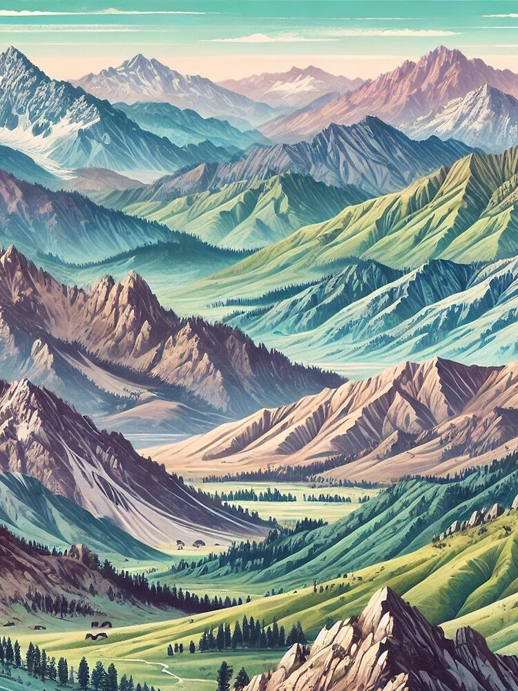 The Mountain Range by Lukal00