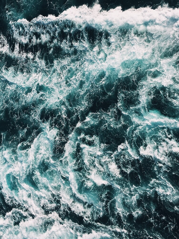 Deep Blue Ocean Waves by NaomiBalog