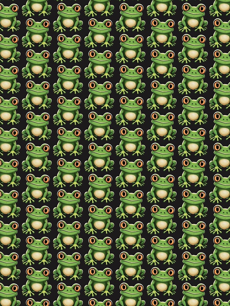 frog pattern by ZenStickConcept