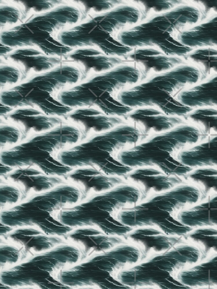 Seamless ocean background 11 by hendrikspix